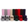 Luxury Velvet Jewelry Boxes for Engagement, Wedding, and Gifts1
