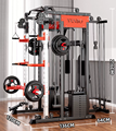 Dinuo Wholesale: High-Quality Squat Rack with 60KG Weight Stacks and Included Leg Press Bench for Home Gym Use1