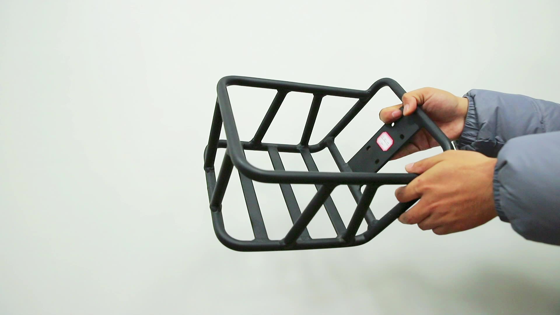BB003 Fahrradkorb mit abnehmbarem Fahrradläbchen vorne Bycle Rack Hang Basket Cycling Cargo Carrier1