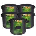 3 5 7 10 15 20 25 30 Planteur non tissé de 100 gallons Sacs de culture Hydroponics Tissu Pots Garden Potato Felt Nursery Bags 1