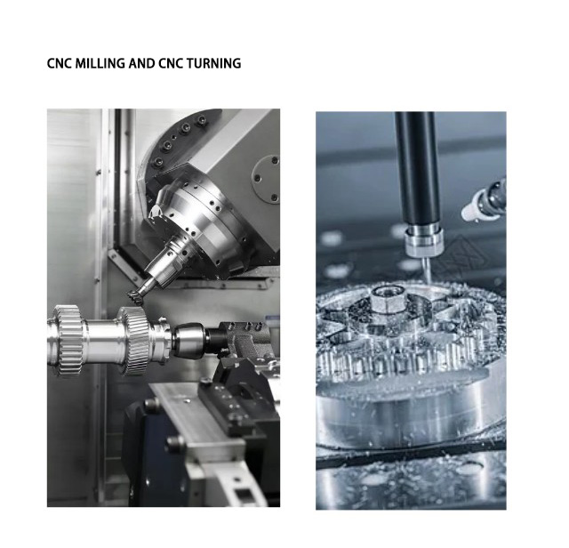 CNC milling and CNC turning