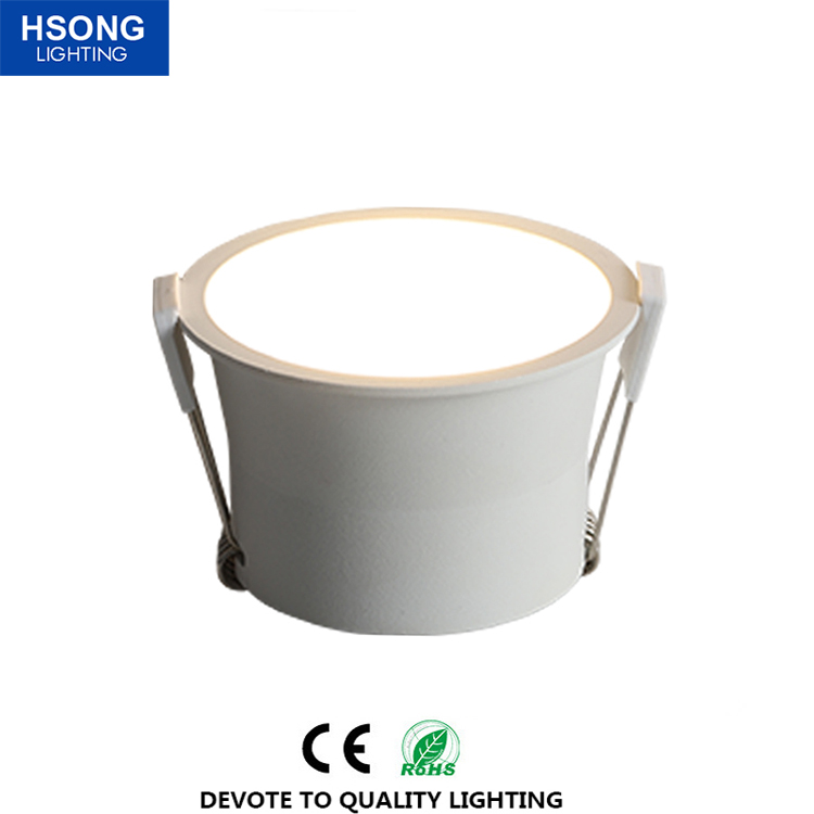 Hsong Lighting - New commercial Diming LED Downlight 7W led light recessed hotel downlight for office LED Downlight1