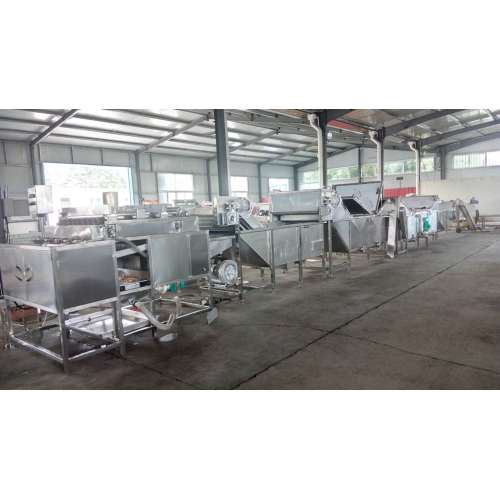 Hen Egg Boiling Shelling Line