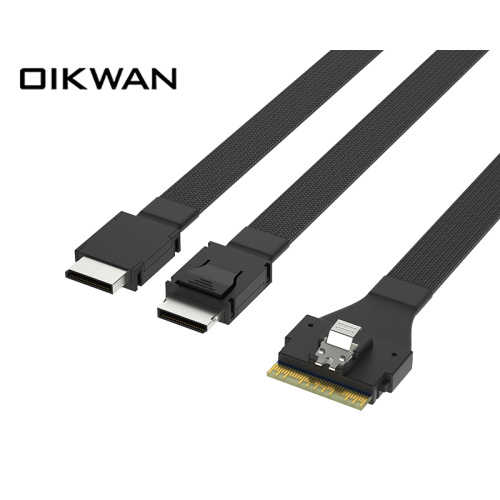 How does the Oculink connection cable change the data transfer?