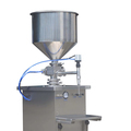 Liquid Chocolate High Viscosity Cream Hopper Heating Mixing Filling Machine1