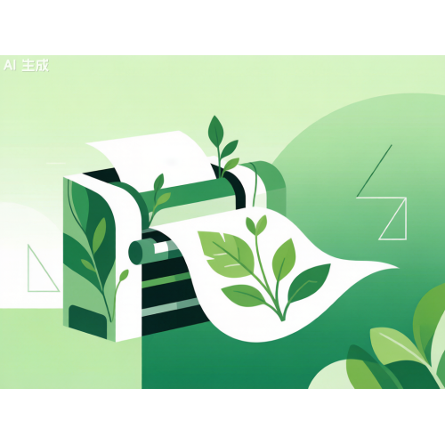 Green Printing · Low Carbon Future - Starting from a Sheet of Paper, Reducing the Burden on the Earth