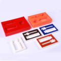 Luxurious Red Velvet Covered Medium Density Packaged Box EVA Foam Insert for Jewelry1