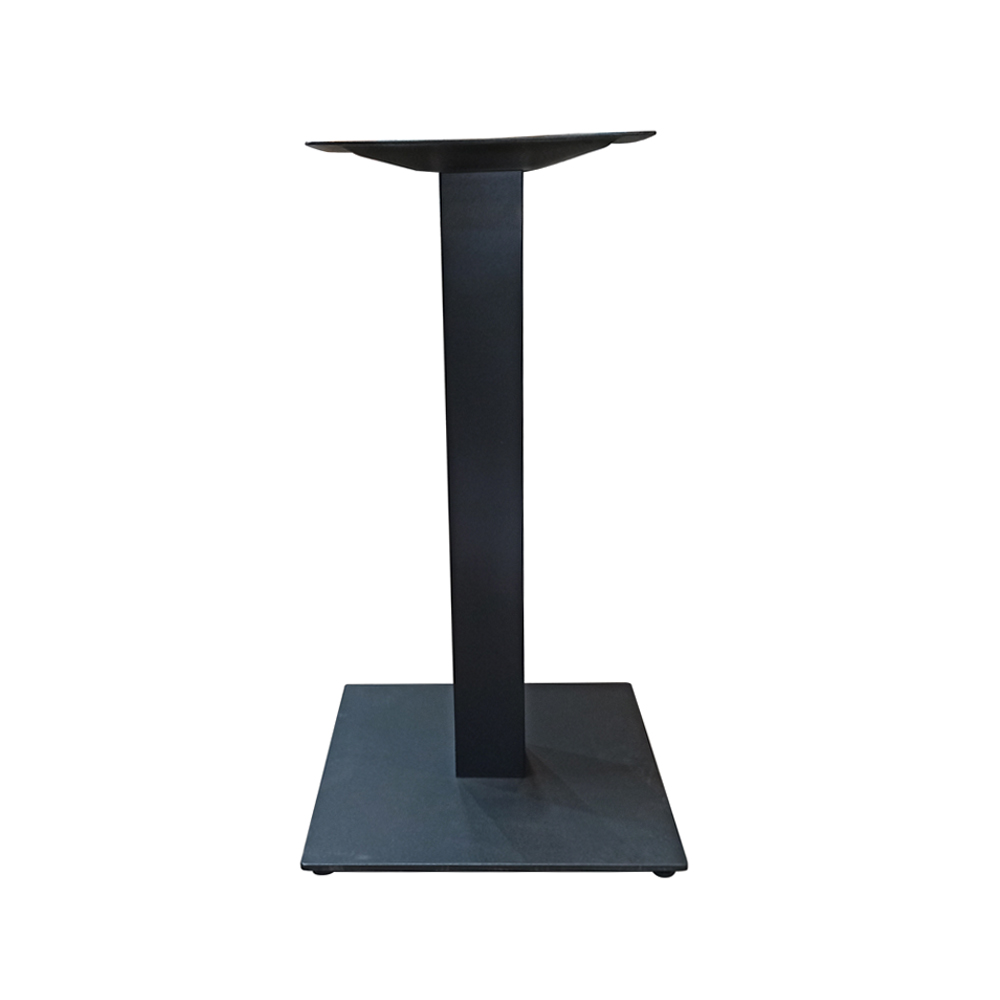 Square cast iron table base