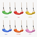 Premium Children's Outdoor Plastic Swing with Garden Hanging Chair Set1
