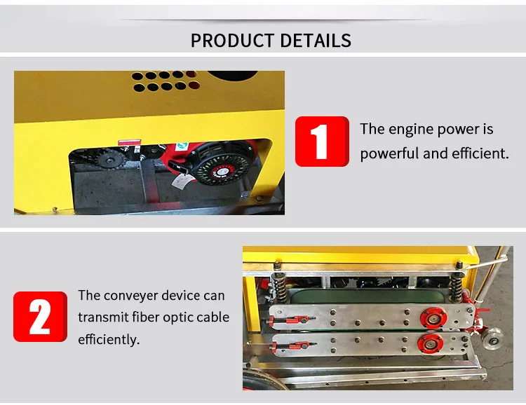 Cable Blowing Machine for Optic Fiber Cable Optical Cable Conveyor