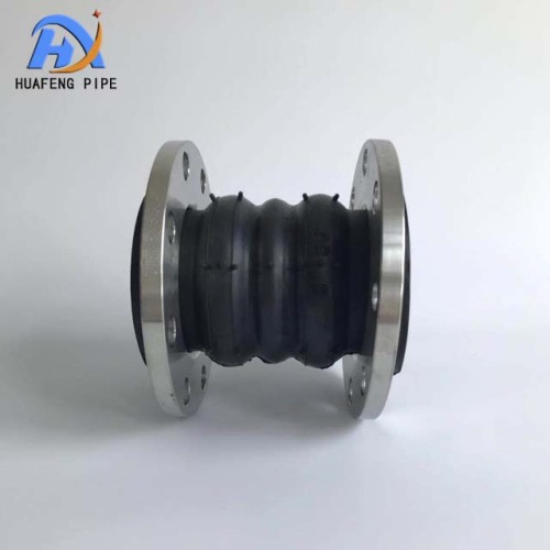 How to install double sphere rubber expansion joint?