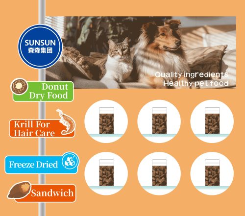 Ceremonia de inauguración de la tienda de alimentos para mascotas SunSun en Yiwu