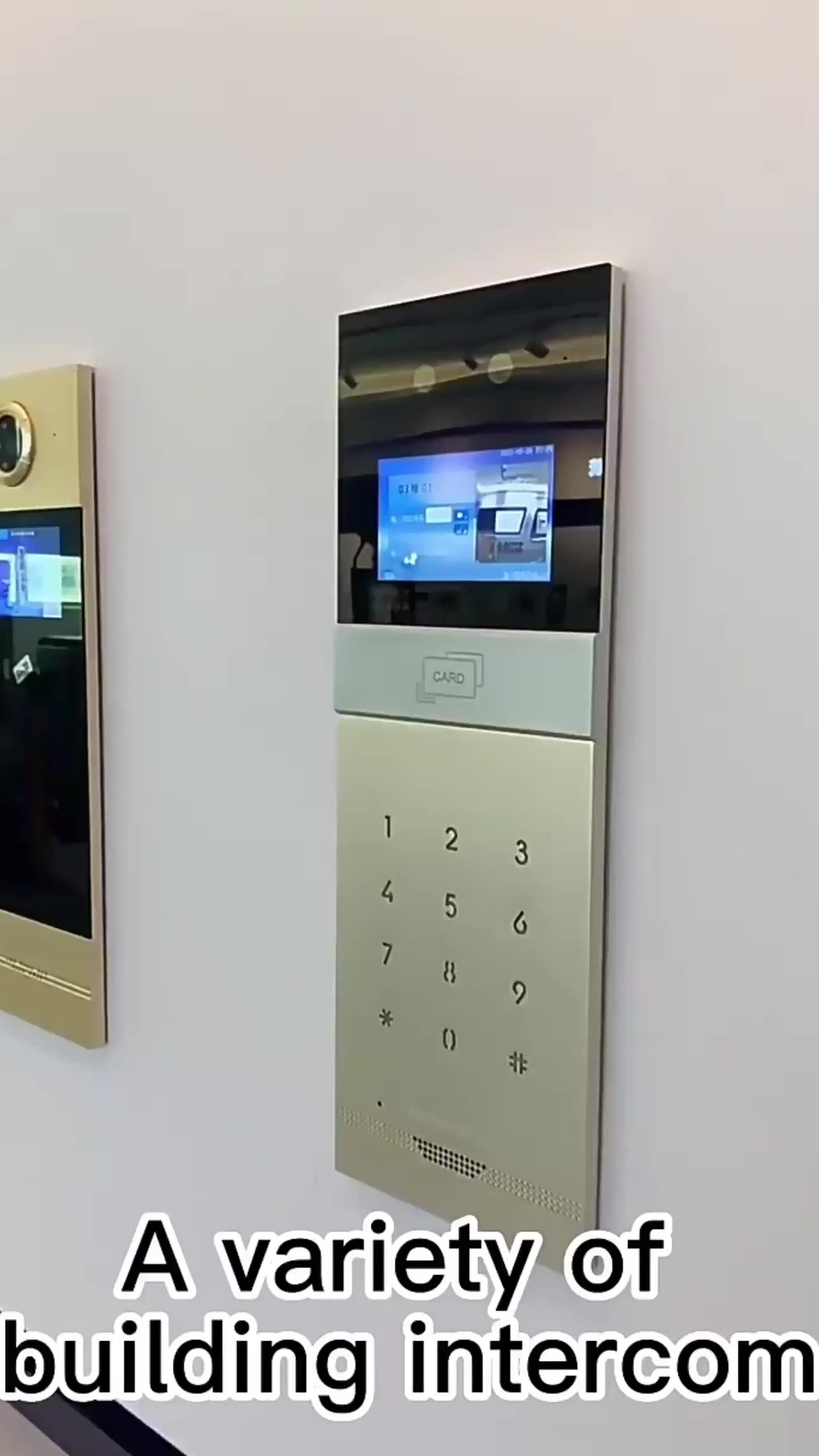 Video Intercom Door Phone Door Bell With Monitor For Intercom Telephone System1