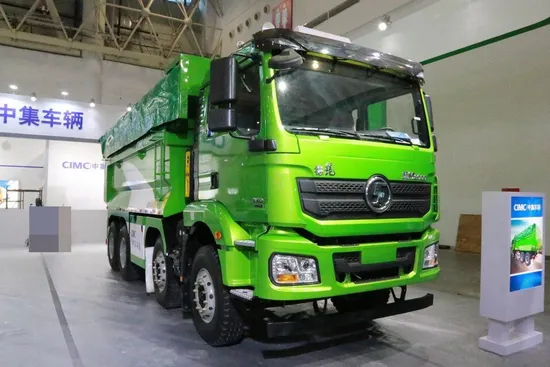Robust Chassis Shacman 8X4 400HP 19cbm Rear Dump Truck for Open Pit Mining Waste1