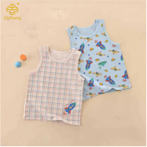 만화 어린이 조끼 패턴