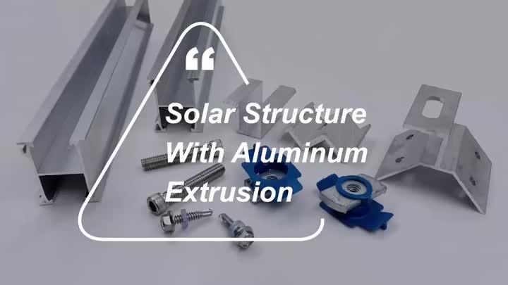Perfil solar de alumínio