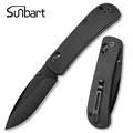 Black D2 AUS-8 Steel Blade G10 Handle Survival Outdoor Portable Hunting Knife1