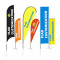 Customized Beach Flags & Banners: Personalized Design for Your Outdoor Shop1