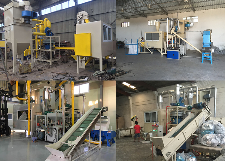 Medische Schroot Aluminium Plastic Board Separator Recycling Machines