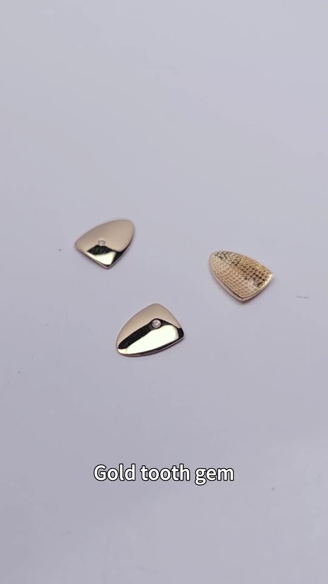 Oem odm мода зубочистые украшения зубов зубов драгоценных камней, запечатлевшие настоящие твердые 14 тыс. Золотой золотой натуральный бриллиант Gems1