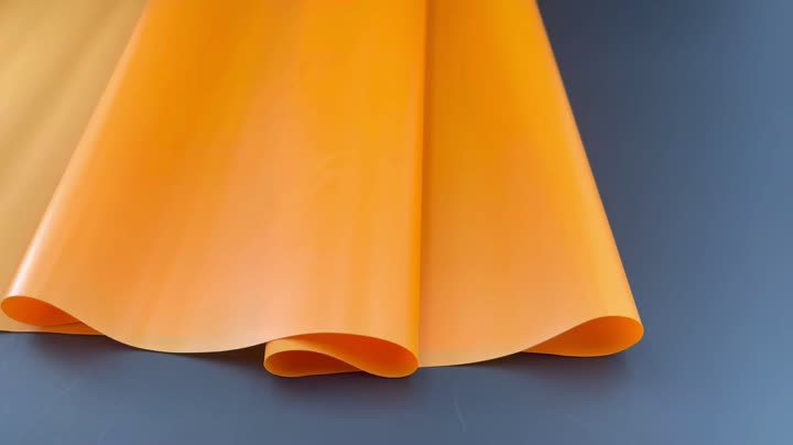 película de PVC naranja