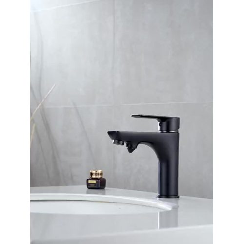 black faucet