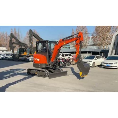 3.5 ton mini crawler excavator with  Kubota diesel engine