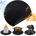 27 36 38 48 Zoll unter Grillmatte für Outdoor Grill feuerfestem Kamin Feuerstelle Matte Ölsicher wasserdicht unter dem Boden BBQ MAT1