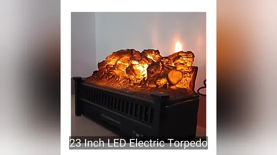 Aquecedor de torpedo elétrico de 23 polegadas LED para aquecimento eficiente1