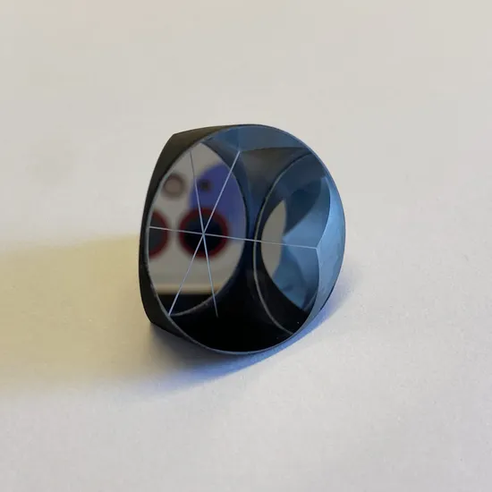 แก้วออปติคอล BK7 มุมสถานีรวม Cube Prism1