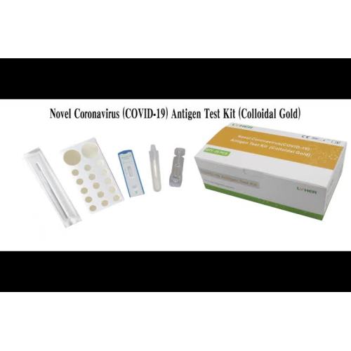 Coronavirus (COVID-19) Antigen Test Kit (Colloidal Gold) For self-testing