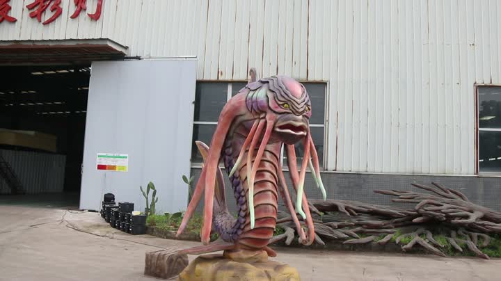 Realistic animatronic monsters