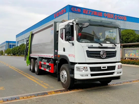Dongfeng 6X4 25cbm Lori Sampah Angkat Cangkuk Besar Pemadat1