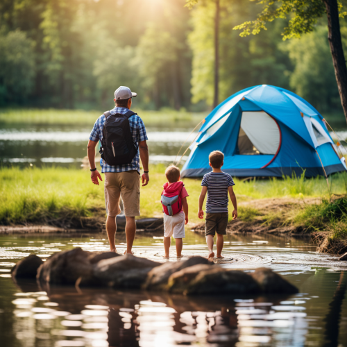 Feierlichkeiten zum Vatertag: Dankbarkeit ausdrücken und die große Outdoor umarmen