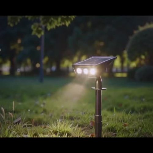Projecteur solaire RVB