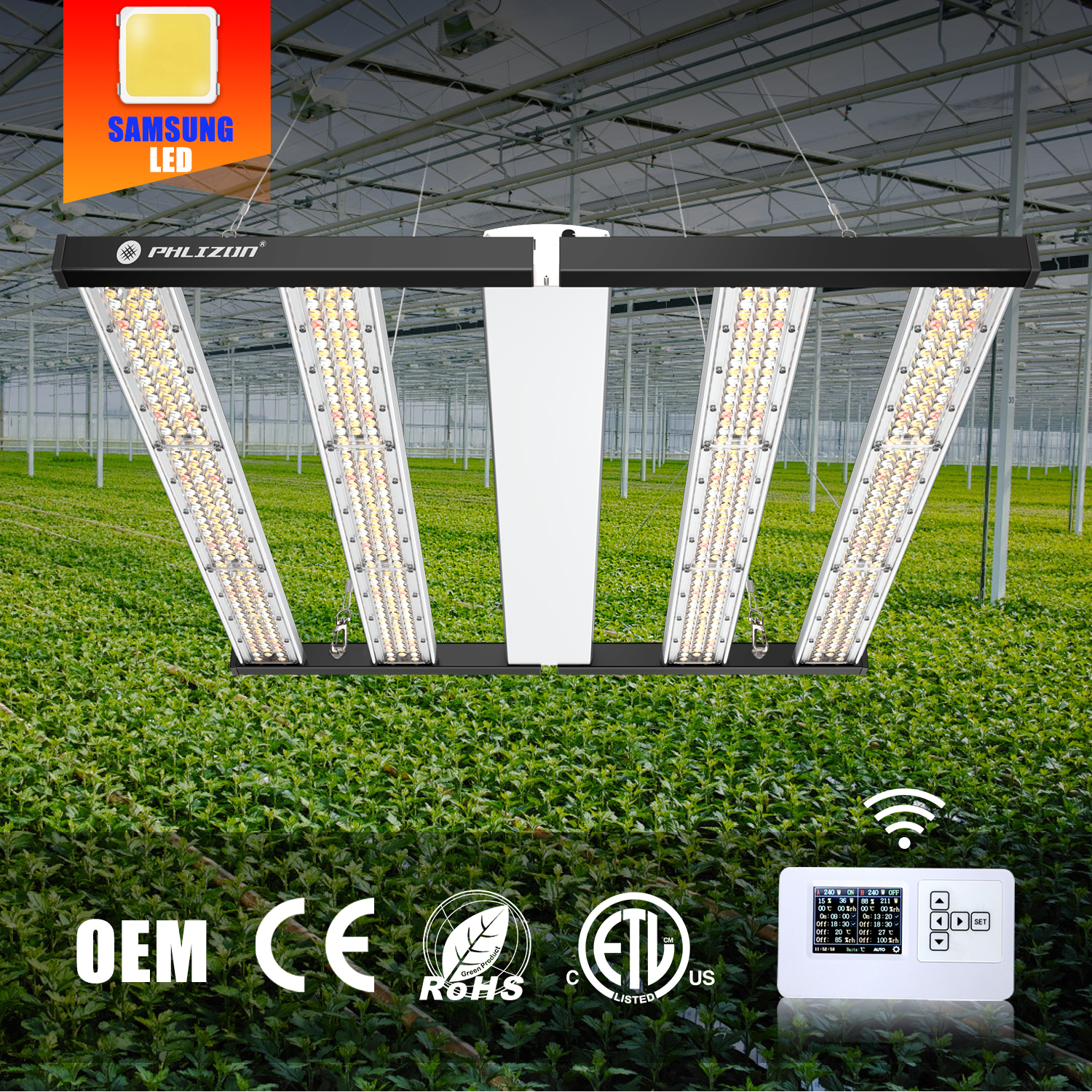 Full Spectrum Grow Light Led Indoor Plant Dimmable Led Grow Light 1000w 1500w Lens bead Led Grow Light Bar Flower Agriculture