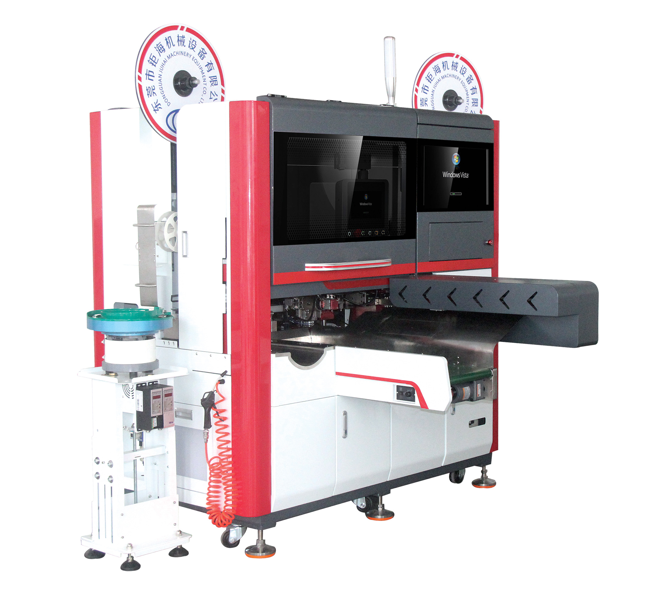 JH-07B Полностью автоматическая машина для двустороннего обжима клемм с помощью одноконцевой вставной машины