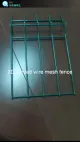Cerca de alambre curvo 3D paneles de flexión duraderos fuertes