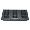 GS6G01 Hot Sale 6 Burner Gas Stove with Glass Top by Sabaf1