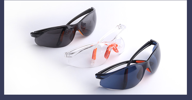 Streamlined anti-impact thickened PVC goggles