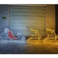 LED Lighted Holiday Deer Family Frame - Indoor/Outdoor Xmas Reindeer Decor1