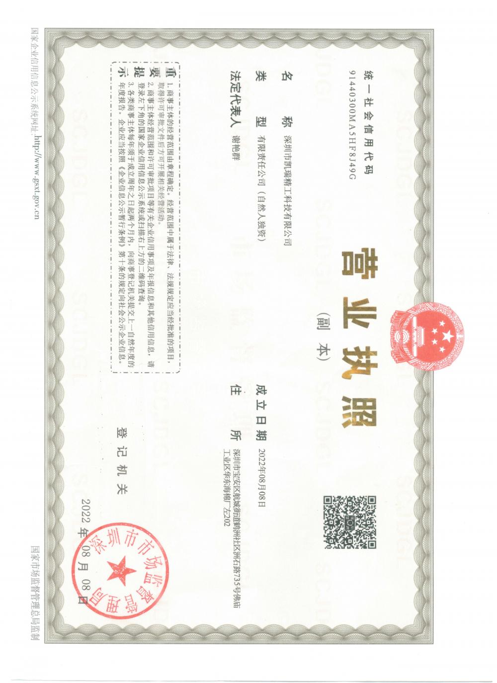 Business license