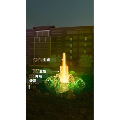 Фонтани ҳавзи хурди 5-метра