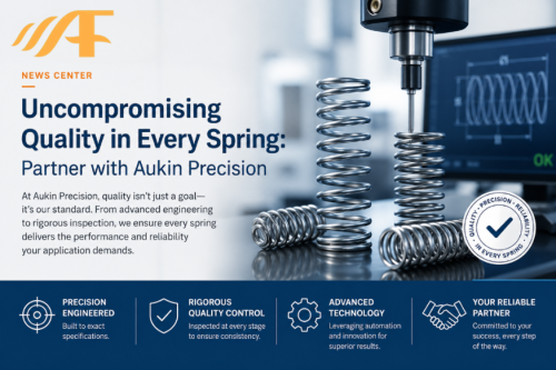 Calidad sin concesiones en cada primavera: asóciese con Aukin Precision