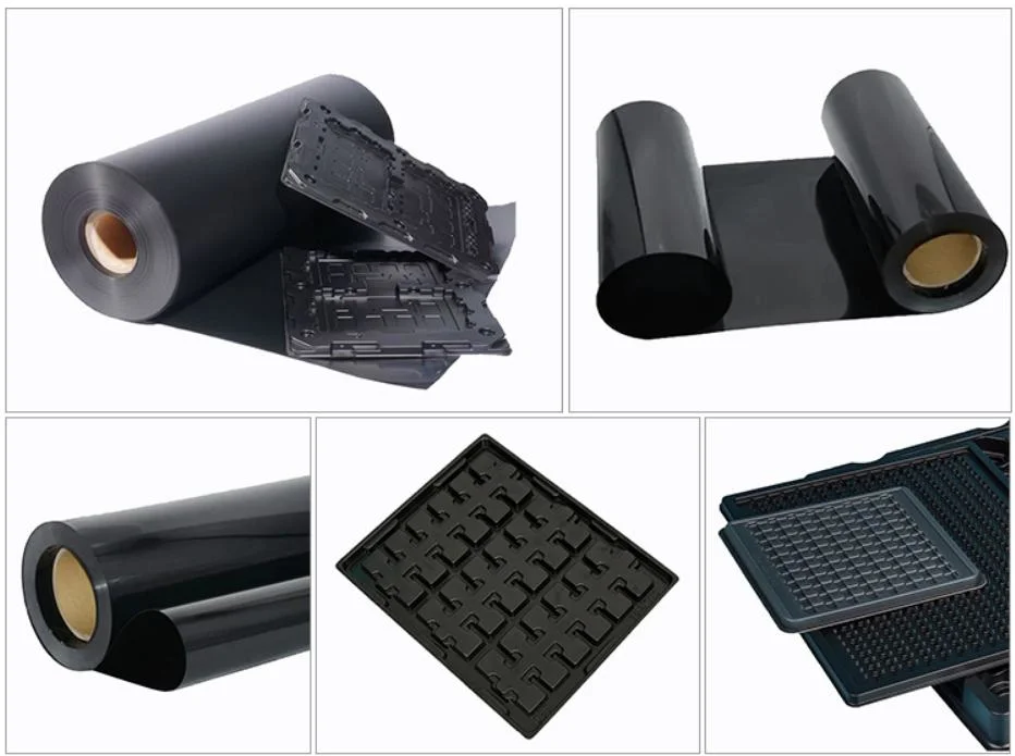 Thermoforming Rubber Sheets ESD Antistatic HIPS Film for Electronics