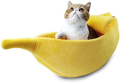 Banana Cat Bed House Large Size