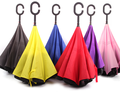 Most Popular Colorful Double Layer Inverted Umbrella: Stylish and Innovative Rain Solution1