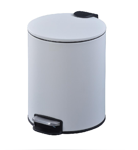 powder coated round waste bin