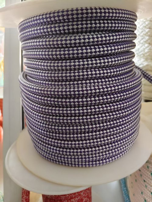 What diameter is generally used for static climbing ropes？