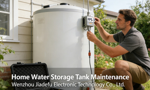 Wasserdichter Schwimmerschalter zur Füllstandskontrolle von Wassertanks in Privathaushalten